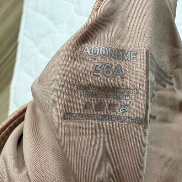 Adore Me Women's Beige Contour Plunge T-Shirt Bra 36A - Picture 6 of 7